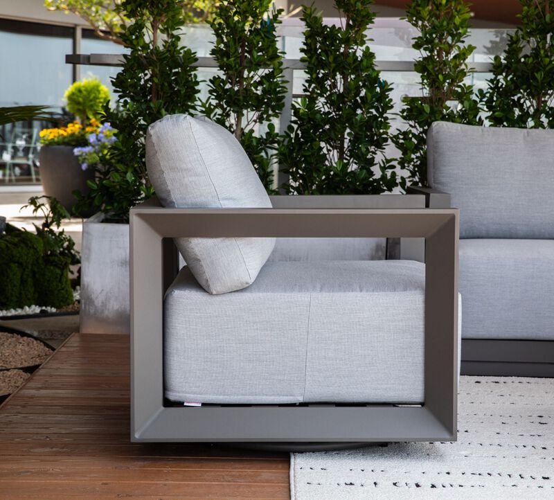 Elementi Newport Patio Swivel Chair image number 2