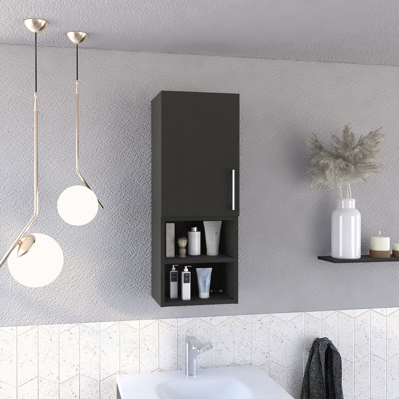 Medicine Cabinet Jozz, Bathroom, Black
