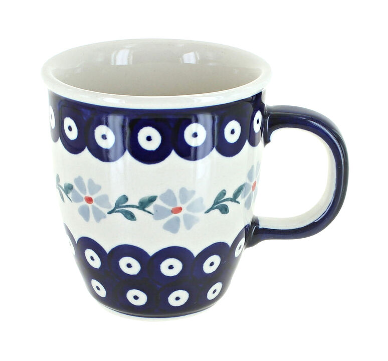 Blue Rose Polish Pottery Festive Fir Coffee Mug