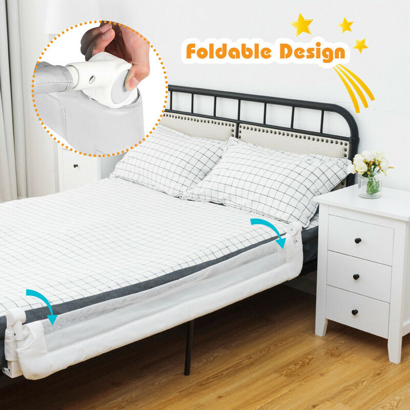 Extra Long Bed Safety Rail Guard for Children & Toddlers with Secure Stability image number 4