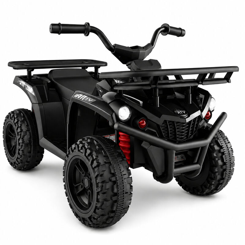 Kids Electric Ride On Quad with 24V Battery and LED Headlights for Outdoor Use image number 0
