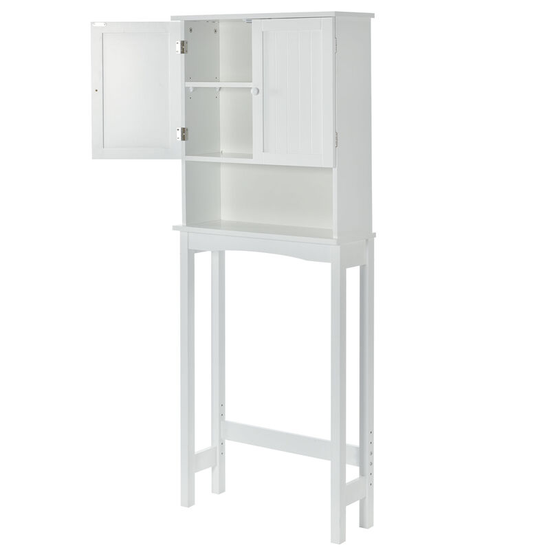 Merax Classical Over the Toilet Bathroom Storage Cabinet with Shelf