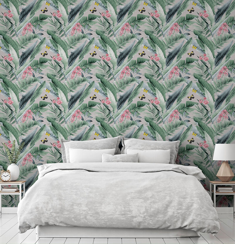 Miriam Grey Tropical Wallpaper image number 5