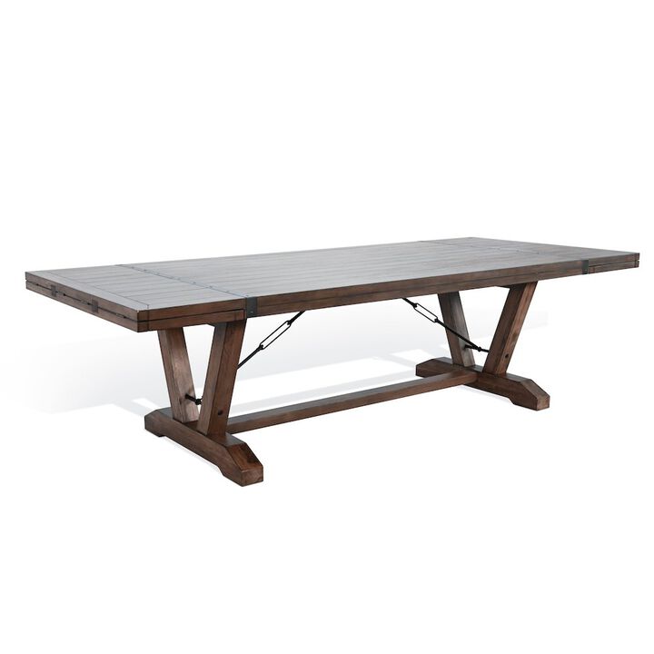 Sunny Designs Yellowstone Extension Table with Folding Leaves
