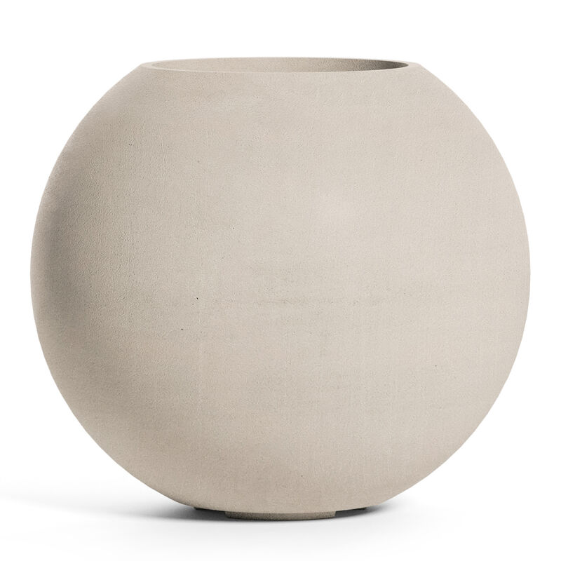 COSAPOTS Orbo Globe Sphere Planter - Fiberglass Indoor/Outdoor and Weather-Resistant Round Planter