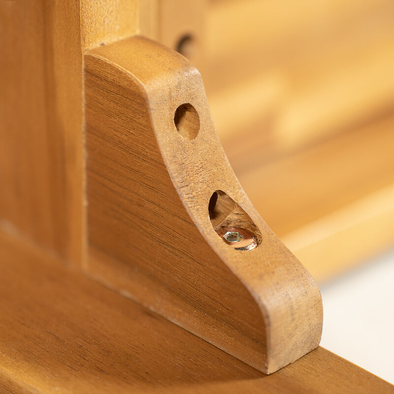 Trukdu Wood Outdoor Dining Table image number 6