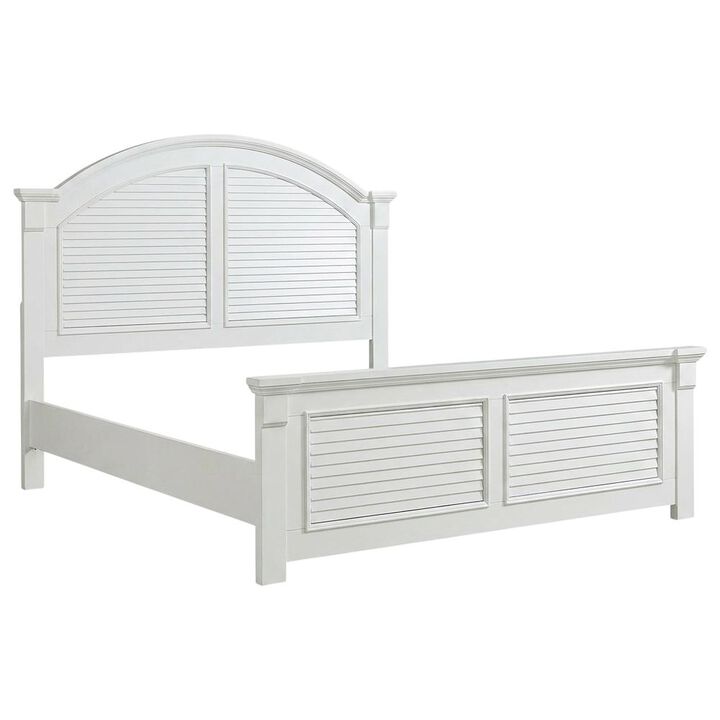 Liberty Furniture Summer House I King Panel Headboard in Oyster White