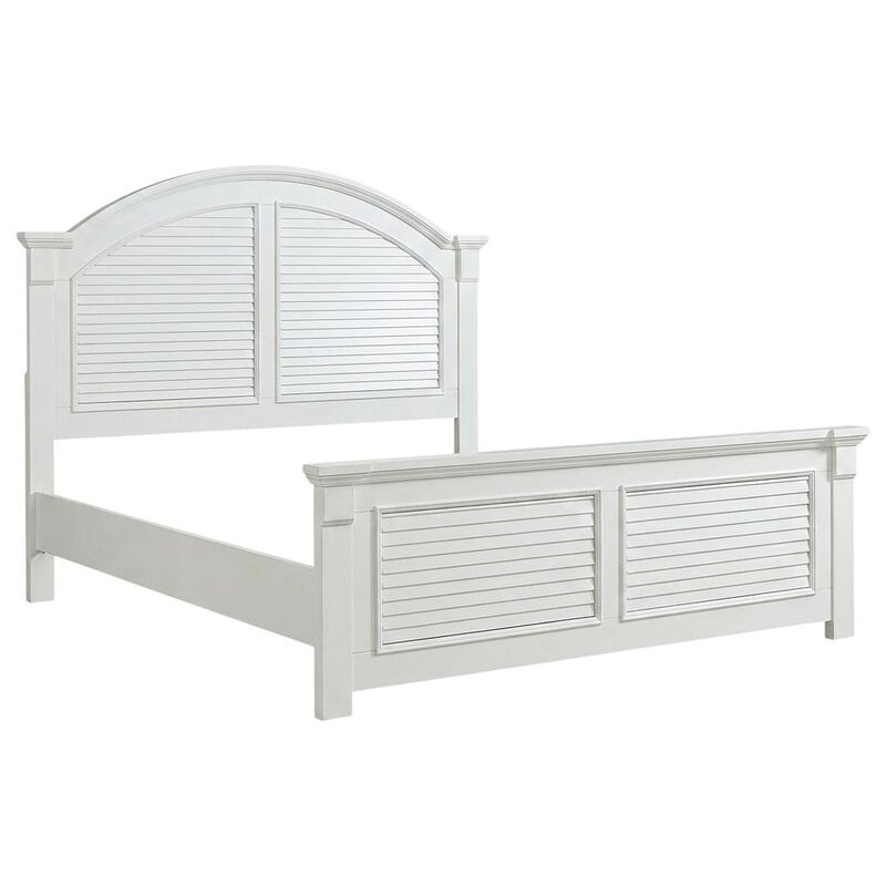 Liberty Furniture Summer House I King Panel Headboard in Oyster White image number 0