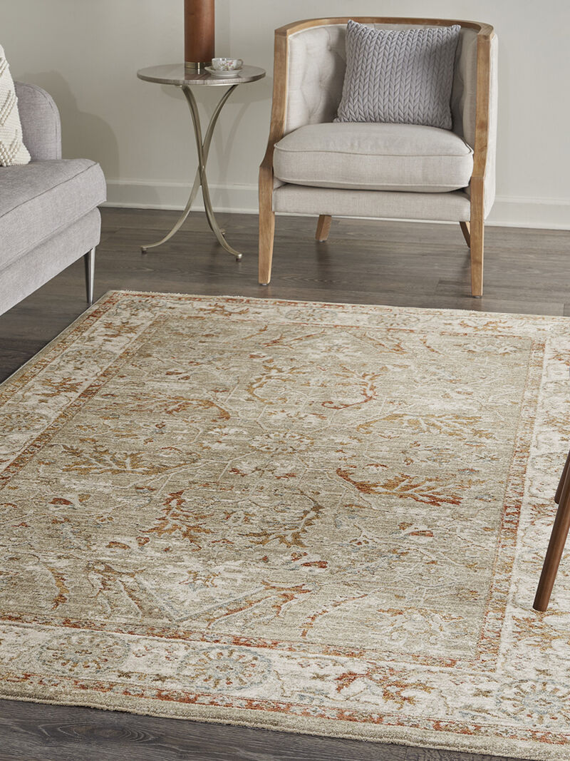 Infinite IFT01 Sage/Ivory 5'3" x 7'8" Rug
