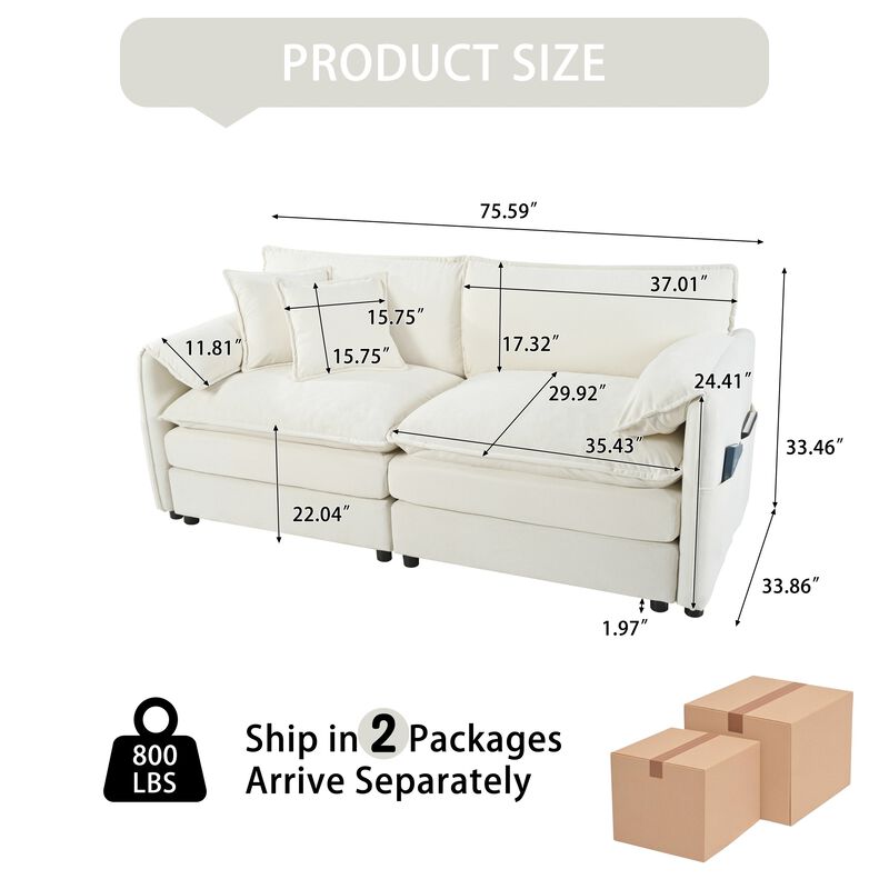 Sabbef Loveseat image number 9