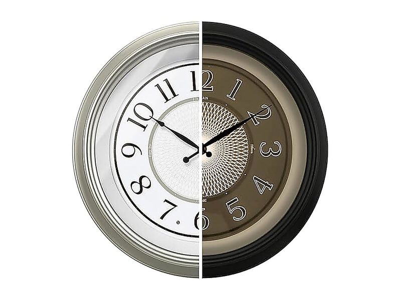 Galaxy 18 Large Luminous Atomic Clock Night Light Lighted Wall Clocks Bedroom image number 0