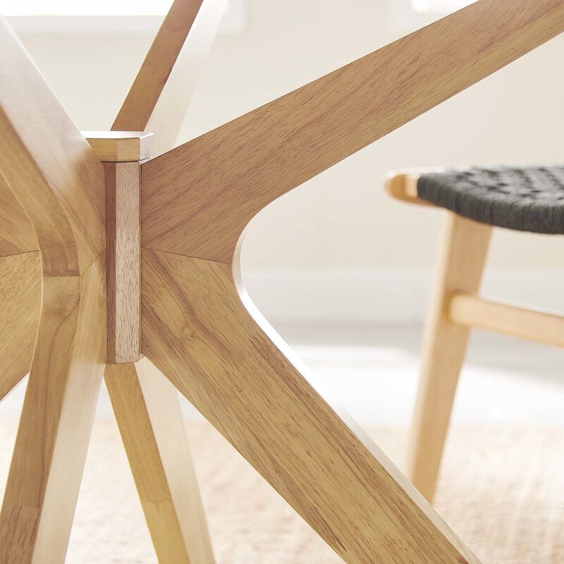 Crossroads 47" Round Wood Dining Table image number 6