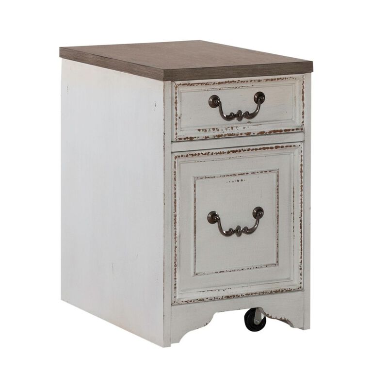 Liberty Furniture Magnolia Manor Mobile File in Antique White image number 0