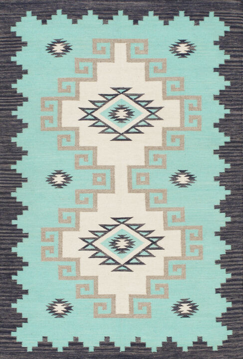 Pasargad Home Tuscany Hand-Woven Wool Area Rug- 3'11'' X  5'11''