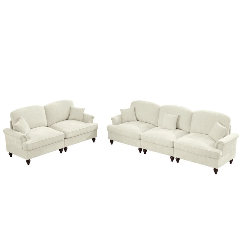 Baxpaf Mid-Century Modern Modular Sofa Set image number 5