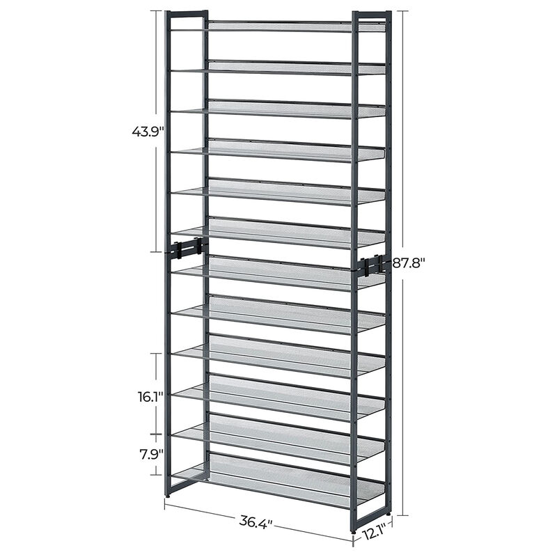 Shoe Rack and Organizer - Versatile Storage Solutions for Entryway and Closet