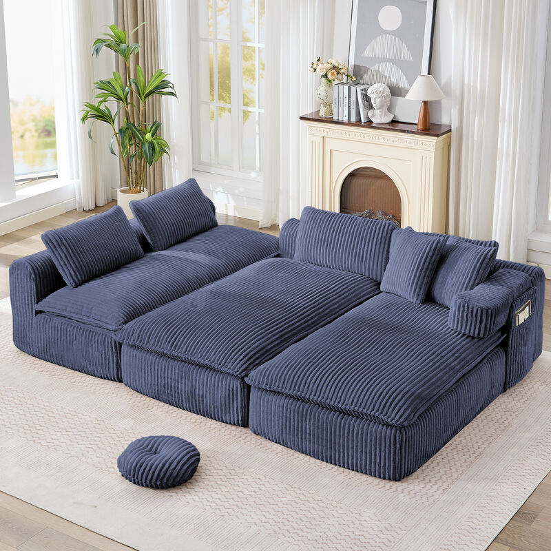 Britan 149" Oversized Sectional Couches U Shaped Couch image number 9