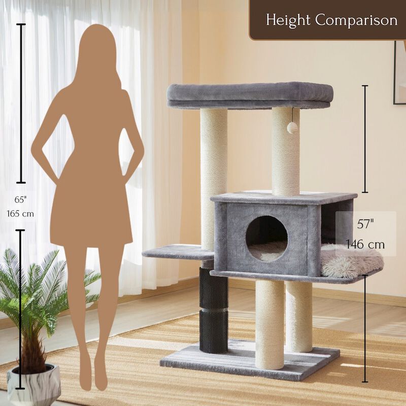 Petpals Grand Maine Coon 5-Level Cat Tree
