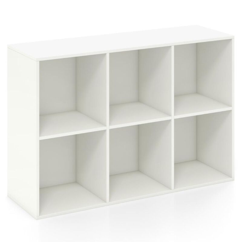 Hivvago Modern 6-Cube Bookcase with Anti-tipping Kits for Bedroom Living Room