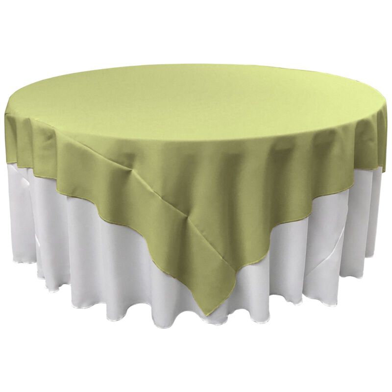 90-Inch Round Table Cover in Polyester Poplin for Home or Event Use image number 0