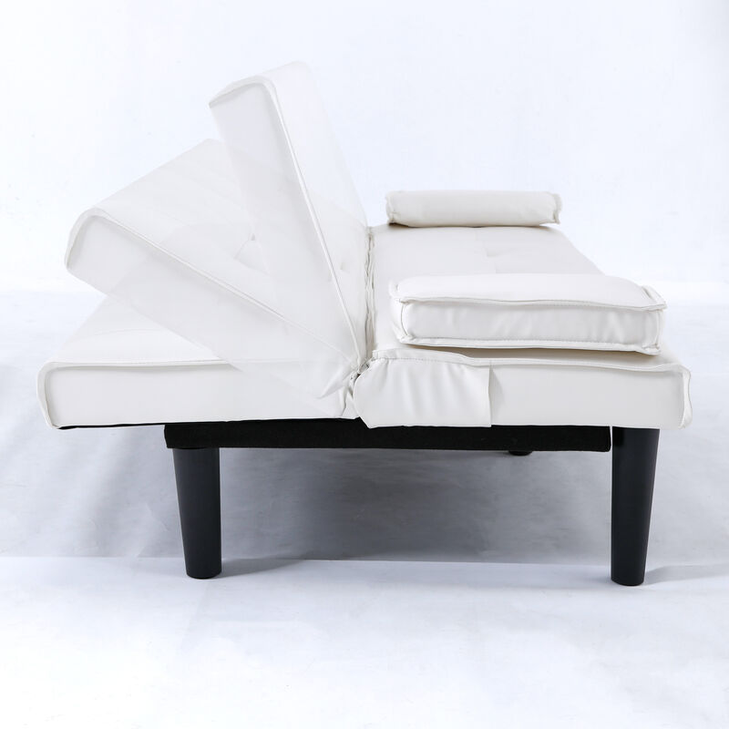 Malwin PVC multi-functional sofa bed image number 5
