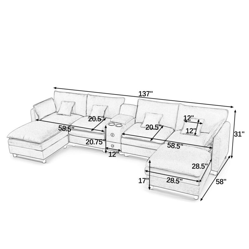 Gropan Sectional Sofa image number 9