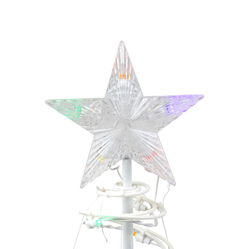 3ft LED Lighted Spiral Cone Tree Outdoor Christmas Decoration  Multi Lights image number 3