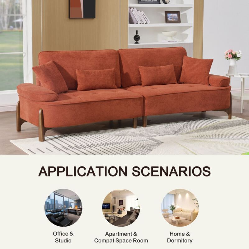 Wipelt Comfortable Deep-Seated Sectional Sofa image number 4