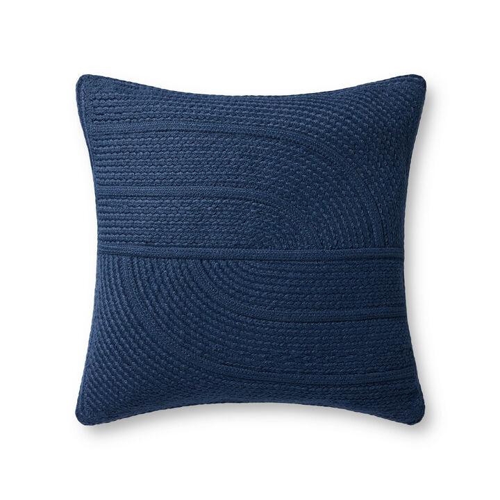 Blue 20''x20'' Cover w/Down Pillow