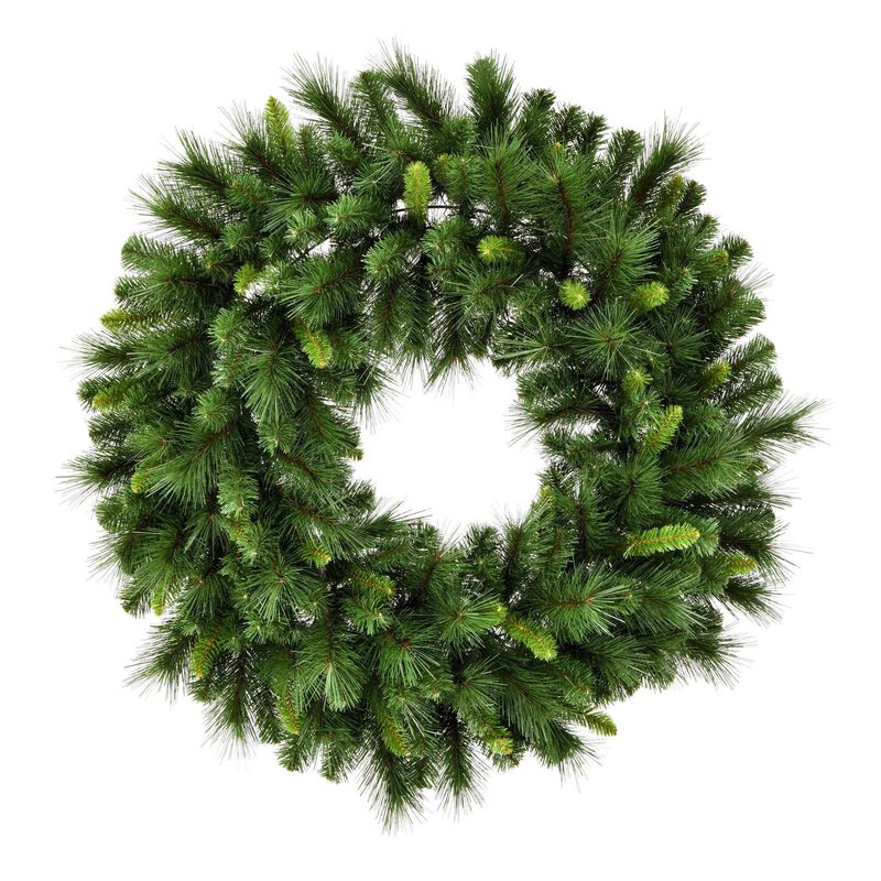 Vickerman 24" Bangor Mixed Pine Wreath 143Tips image number 0