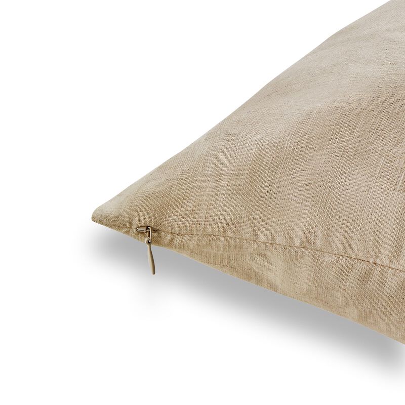 Solino Home 100% Pure Linen Pillow Cover - Montauk