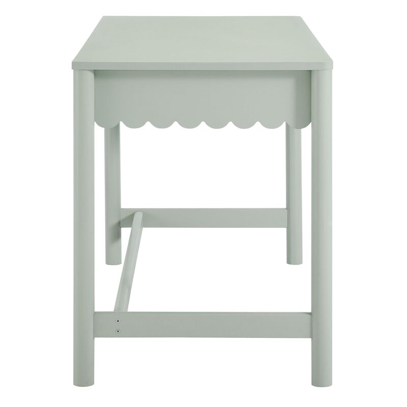 Modway Emmeline Scallop Desk in Sage image number 6