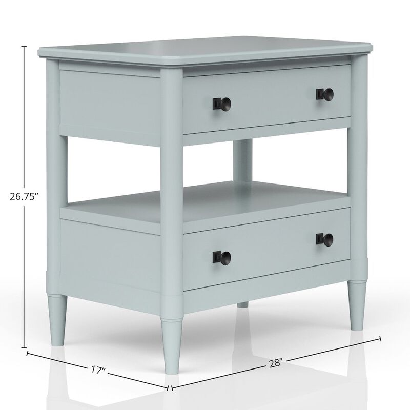 Wilmington Open Nightstand-Ocean