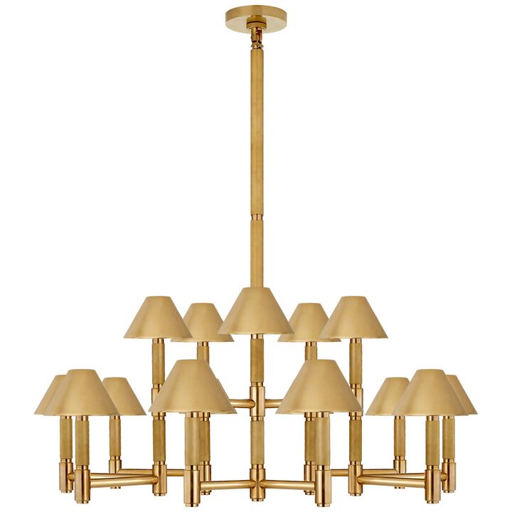 Barrett Large Knurled Chandelier
