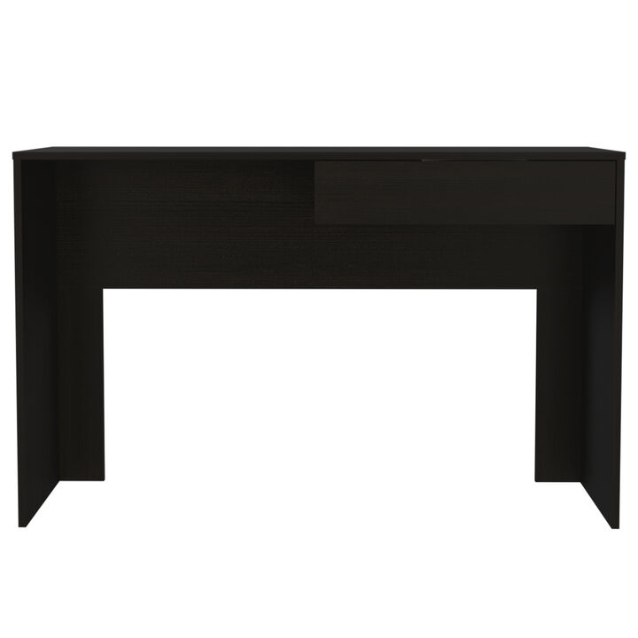 Acre Writing Computer Desk, One Drawer -Black
