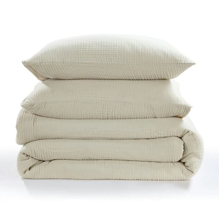 Cotton Voile Sable King Blanket Set