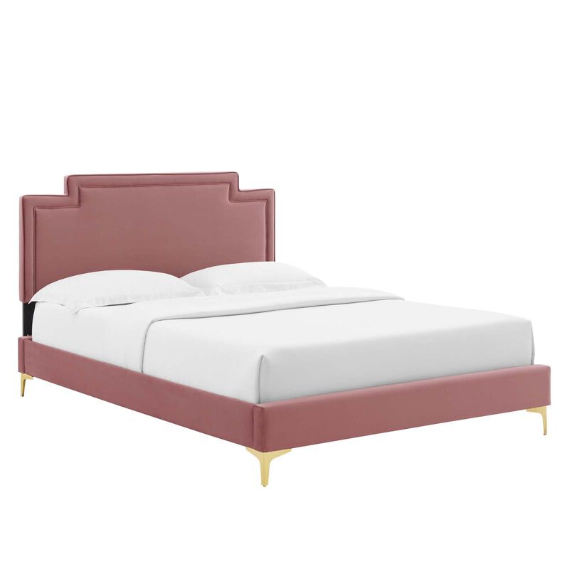 Modway - Liva Performance Velvet King Bed image number 0