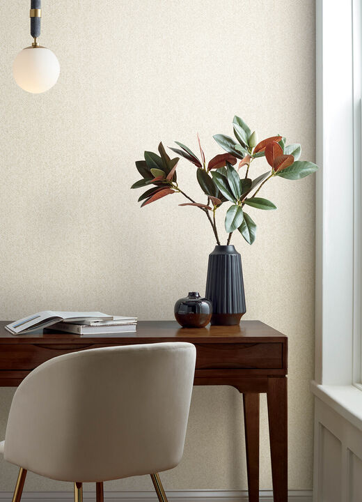 Ashbee Taupe Faux Fabric Wallpaper (Set of 2)