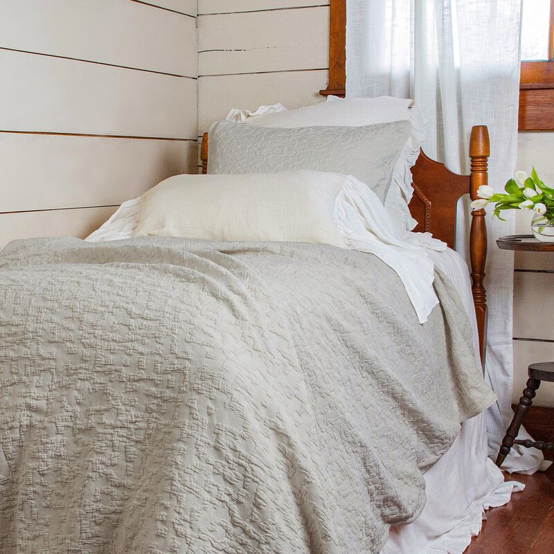 Porto Taupe Twin Duvet Cover Set image number 3