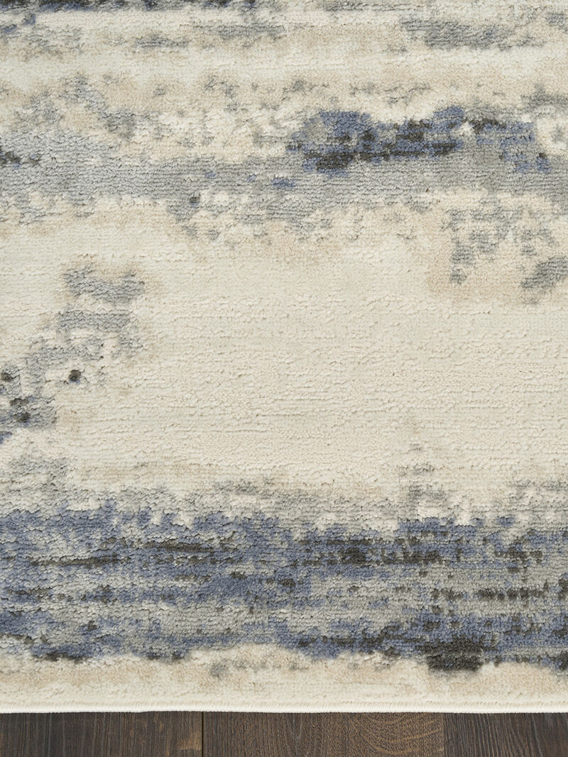 Serenity Home SRH12 Turquoise/Multicolor 6' x 9' Rug