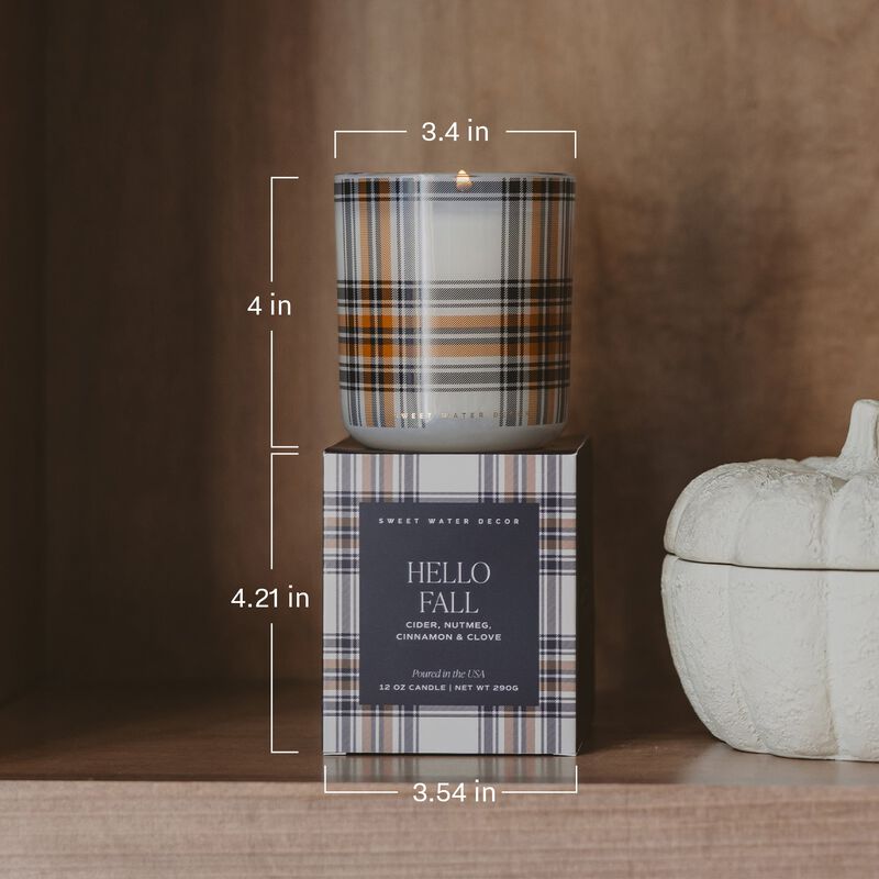 Sweet Water Decor Pumpkin Spice 12 oz Boxed Soy Candle image number 4