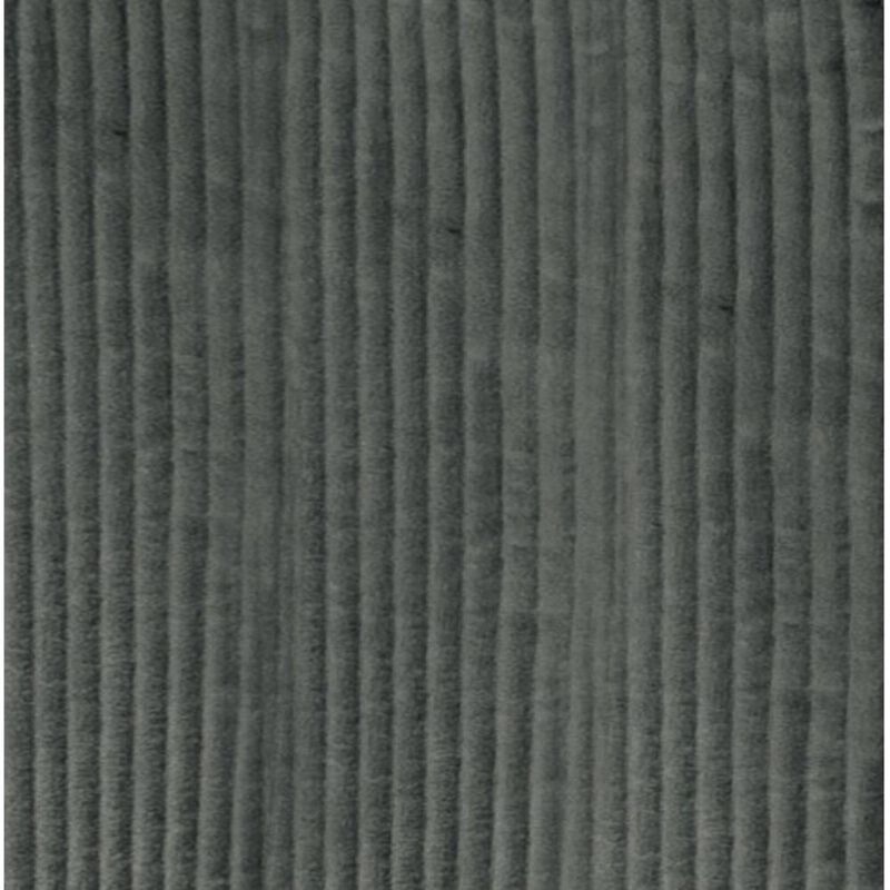 2 Piece Swivel Chair With Matching Ottoman In Gray Velvet