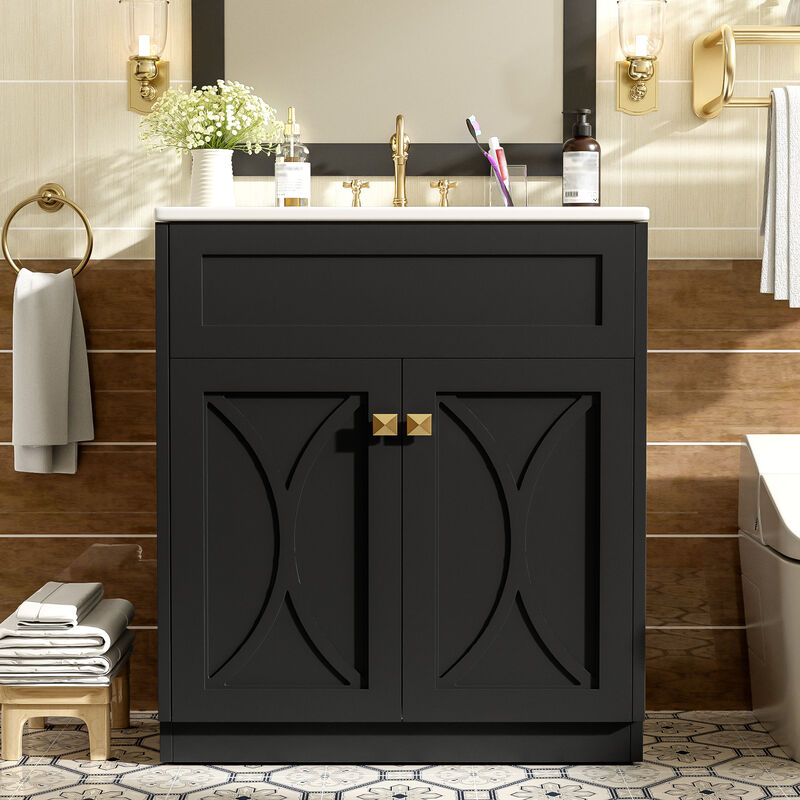 Merax Modern Bathroom Vanity with Sink