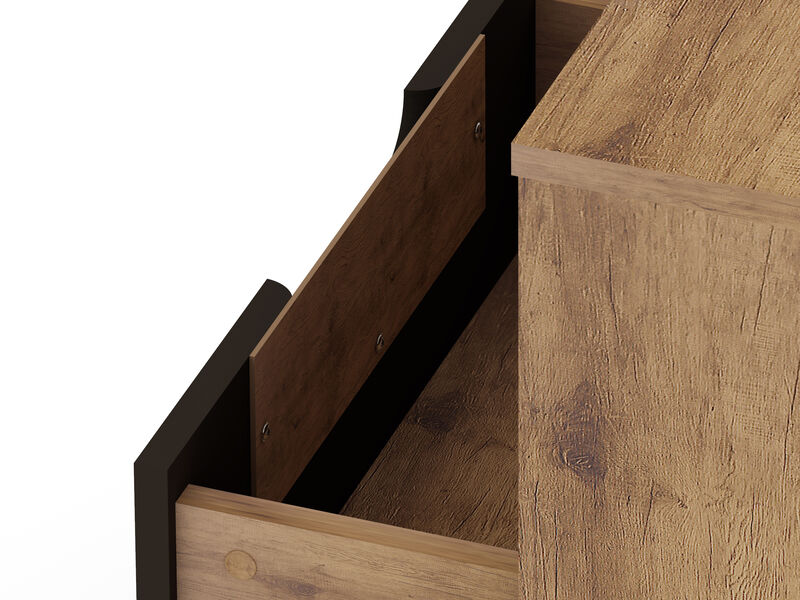 Rockefeller Gray 2-Drawer Nightstand image number 4