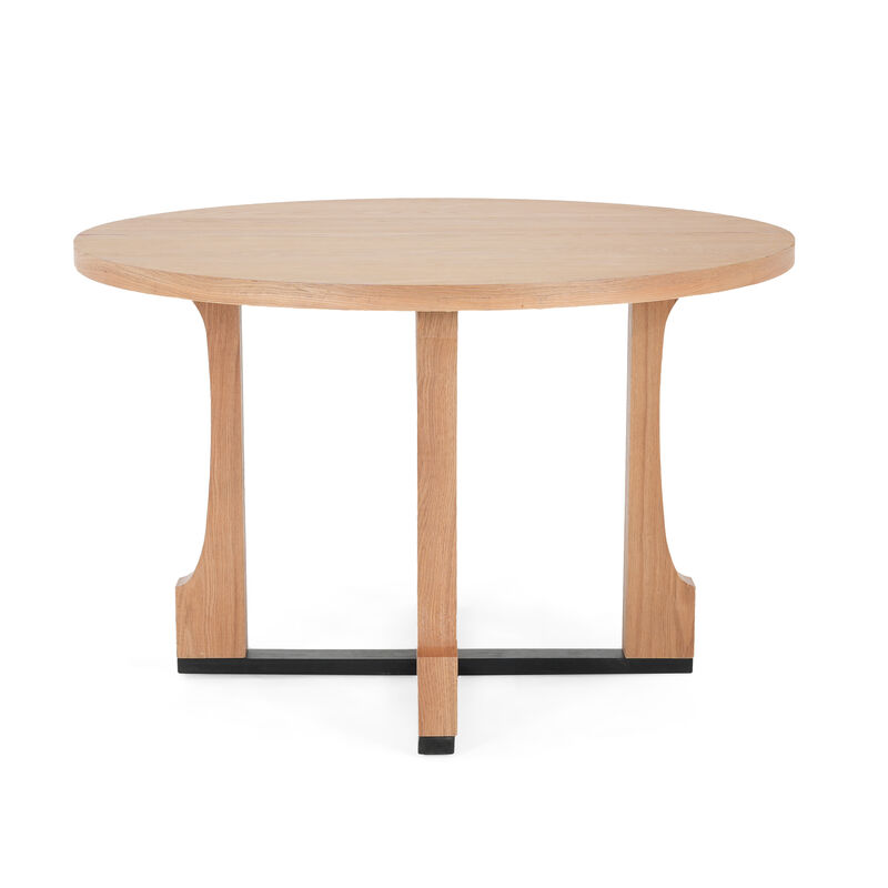 Merax Round Farmhouse Dining Table