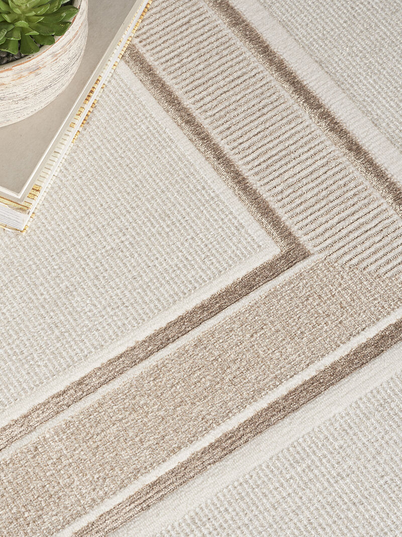 Glitz GLZ08 Ivory/Cream 9' x 12' Rug