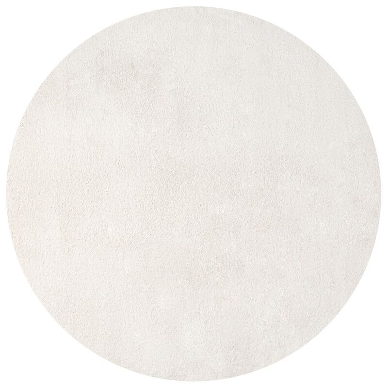 Haze Solid Low Pile Round Area Rug
