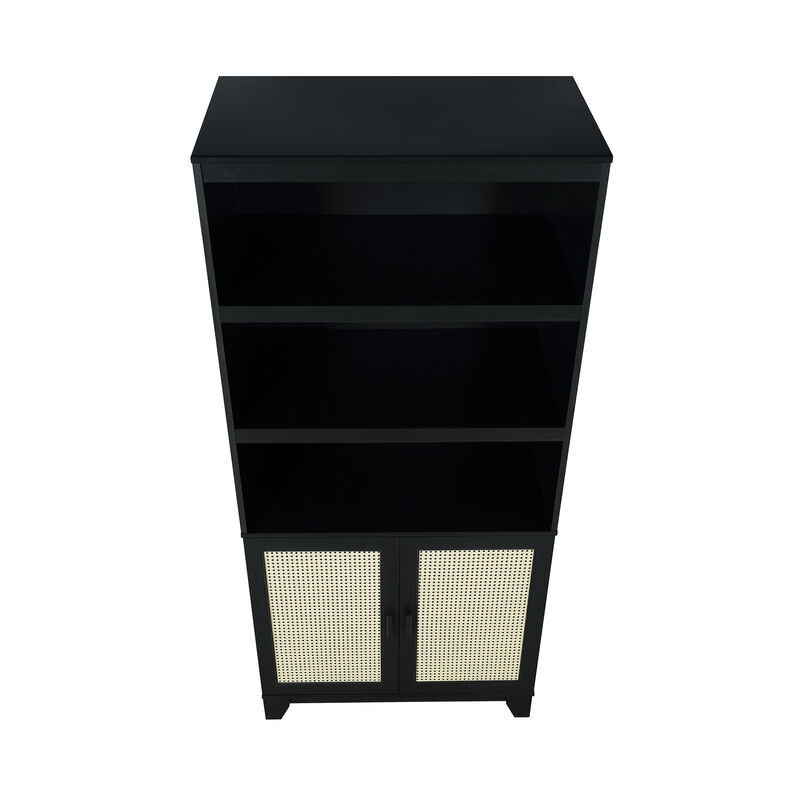 Sheridan Black Bookcases (Set of 2)