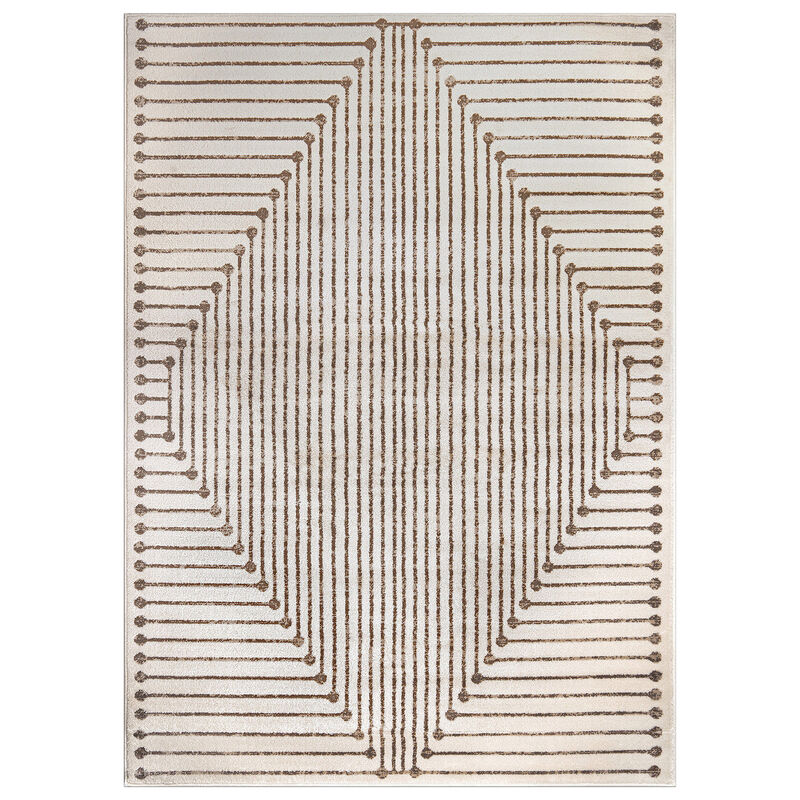 World Rug Gallery Contemporary Bohemian Stripe Indoor Area Rug image number 0