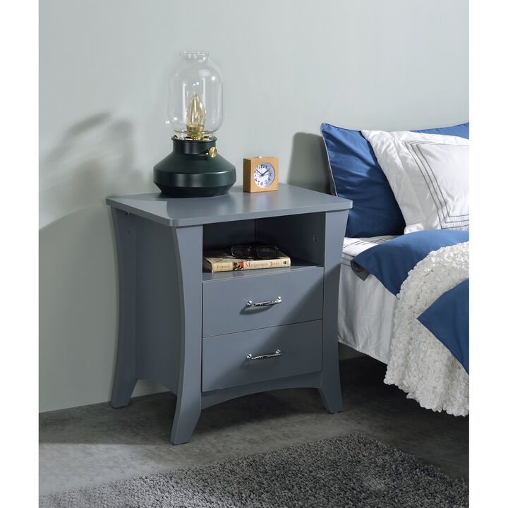Colt Nightstand in Gray Finish AC00382
